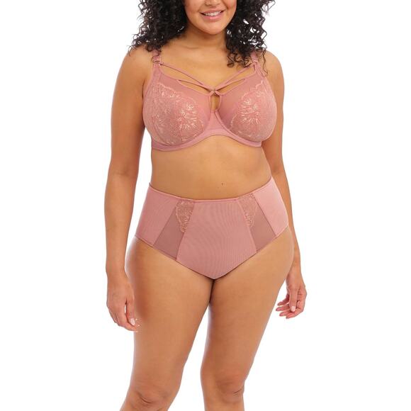 NWT Elomi Women's Brianna Underwire Strappy Plunge Bra Ash Rose 32JJ - Picture 4 of 5